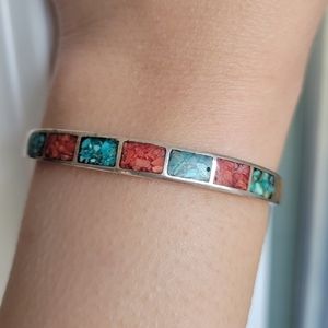 Vintage Sterling Silver Cuff Bracelet